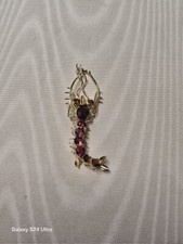 Shrimp brooch garnet for sale  Philadelphia