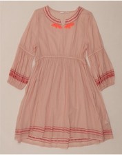 Vestido MARKS & SPENCER Feminino Manga Longa Linha A 15-16 Anos Algodão Rosa BS12 comprar usado  Enviando para Brazil