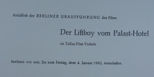Einladung zur uraufführung gebraucht kaufen  Deutschland