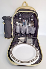 Mochila de piquenique para 4 com refrigerador e refrigerador de vinho combinados., usado comprar usado  Enviando para Brazil