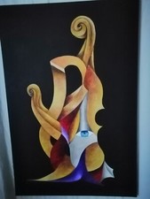 Peinture cubiste effectué d'occasion  Vienne