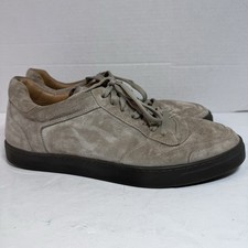Tênis masculino Giorgio Armani camurça couro cinza 8,5, usado comprar usado  Enviando para Brazil