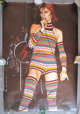 POSTER ORIGINAL VINTAGE 1973 DAVID BOWIE ZIGGY ERA STARDUST GRANDE 34 X 50" comprar usado  Enviando para Brazil
