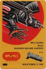 Judas Priest Iron Maiden 2 de outubro de 1982 Backstage Pass Madison Square Garden certificado de autenticidade comprar usado  Enviando para Brazil