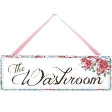Floral washroom wooden for sale  LEICESTER