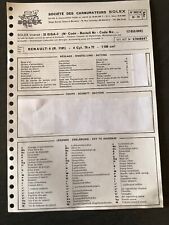 Fiche technique 1974 d'occasion  Angoulême