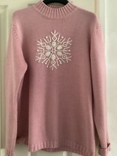 Womens pink jumper for sale  HIGH PEAK