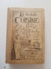 Livre. veritable cuisine d'occasion  Vitré