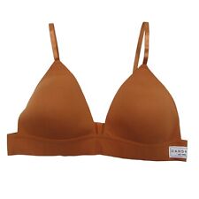 Sujetador Danskin Intimates acolchado talla 38C marrón quemado Sienna inalámbrico segunda mano  Embacar hacia Argentina