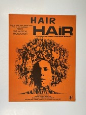 Aquarius Hair Sheet Music Original Vintage The Musical Production 1968  , usado comprar usado  Enviando para Brazil