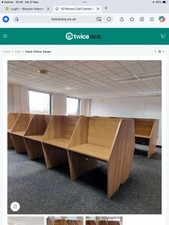 Pod desks seats for sale  BLANDFORD FORUM
