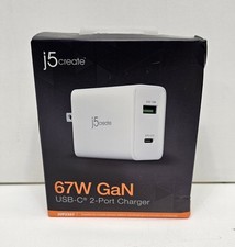 NOVO Carregador Selado j5create 67W GaN USB-C 2 Portas - JUP2367, Caixas Danificadas! comprar usado NOVO Carregador Selado j5create 67W GaN USB-C 2 Portas - JUP2367, Caixas Danificadas! comprar usado  Enviando para Brazil