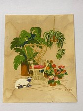 Vintage crewel embroidery for sale  Wichita
