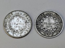 Lot francs silver d'occasion  Expédié en Belgium
