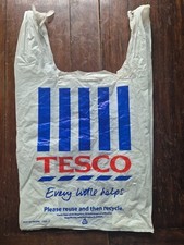 Tesco plastic bag for sale  ULLAPOOL