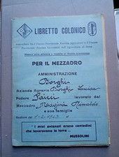 Libretto colonico per usato  Forano