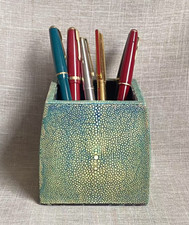 Vintage türkis shagreen gebraucht kaufen  Versand nach Germany