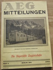 Bayerische zugspitzbahn aeg gebraucht kaufen  Hannover