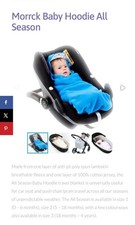 Morrck baby hoodie for sale  GLASGOW