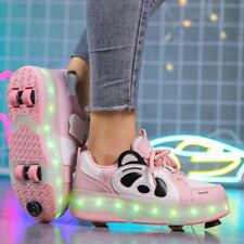 Patins crianças 4 rodas tênis meninas botas meninos sapatos de patinação esportiva comprar usado  Enviando para Brazil