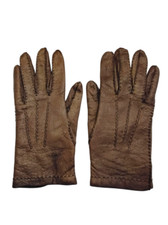 Vintage handschuhe braunem gebraucht kaufen  Gundelfingen