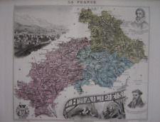 Carte géographique 1883 d'occasion  Brumath