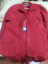 Tailleur scamosciato rosso usato  Lucca