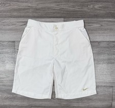 Usado, Bermuda de tênis Nike Roger Federer 2010 branca tamanho grande 381367-100 comprar usado  Enviando para Brazil