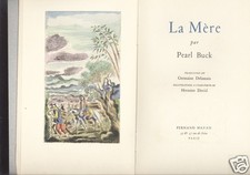 Mère pearl buck. d'occasion Mère pearl buck. d'occasion  Saint-Julien-de-Vouvantes