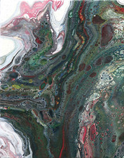 Fluid painting riginal gebraucht kaufen  Berlin