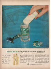 Usado, 1956 Fresh Stick desodorante antitranspirante para mulheres estampa vintage anúncio 2 comprar usado  Enviando para Brazil