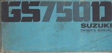 Suzuki gs750 gs750 for sale  DEWSBURY