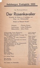 Opera programme 1935 for sale  LONDON