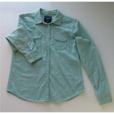 Veludo American Eagle Outfitters feminino médio pérola snaps verde perfeito faroeste* comprar usado  Enviando para Brazil