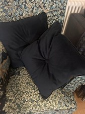 Velvet cushions piped for sale  READING