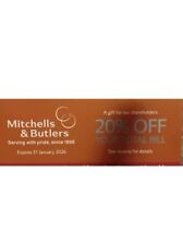 Mitchells butlers voucher for sale  DARTFORD