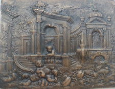 Plaquette bronze sculpture d'occasion  Saintes
