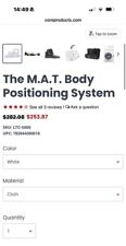 Core Products M.A.T Sistema de Posicionamento Corporal Massagem Conforto Pós-Cirúrgico EUA comprar usado  Enviando para Brazil