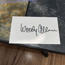 Cartão de índice autografado Woody Allen comprar usado  Enviando para Brazil