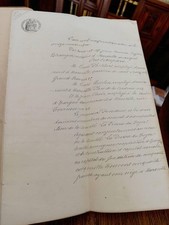 Ancien document notarié d'occasion  Marseille XII