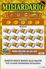 Gratta vinci miliardario usato  Chieri
