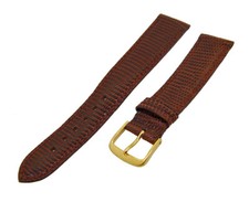 Uhrenarmband leder braun gebraucht kaufen  Deutschland