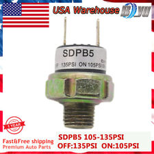 SDPB5 105-135PSI Compresor de Aire Interruptor de Presión Válvula Bocina OFF 135PSI ON 105PSI segunda mano  Embacar hacia Argentina