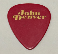 John Denver raro palheta de guitarra vermelha artista Plectrum Rocky Mountain High comprar usado  Enviando para Brazil