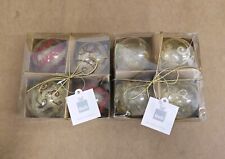 Glass christmas baubles for sale  SELKIRK