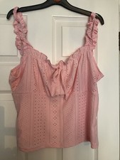 Pink frilly blouse for sale  BEDFORD