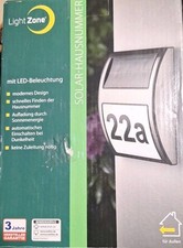 Solar led hausnummern gebraucht kaufen  Wolfsburg