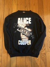 Moletom Vintage Alice Cooper Trash Tour EUROPE 1989 G comprar usado  Enviando para Brazil