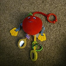 Usado, Carrinho de bebê Tiny Love pelúcia Fruity Pals Andy Apple berço assento de carro brinquedo testado comprar usado  Enviando para Brazil
