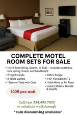 Motel liquidation complete for sale  Daleville